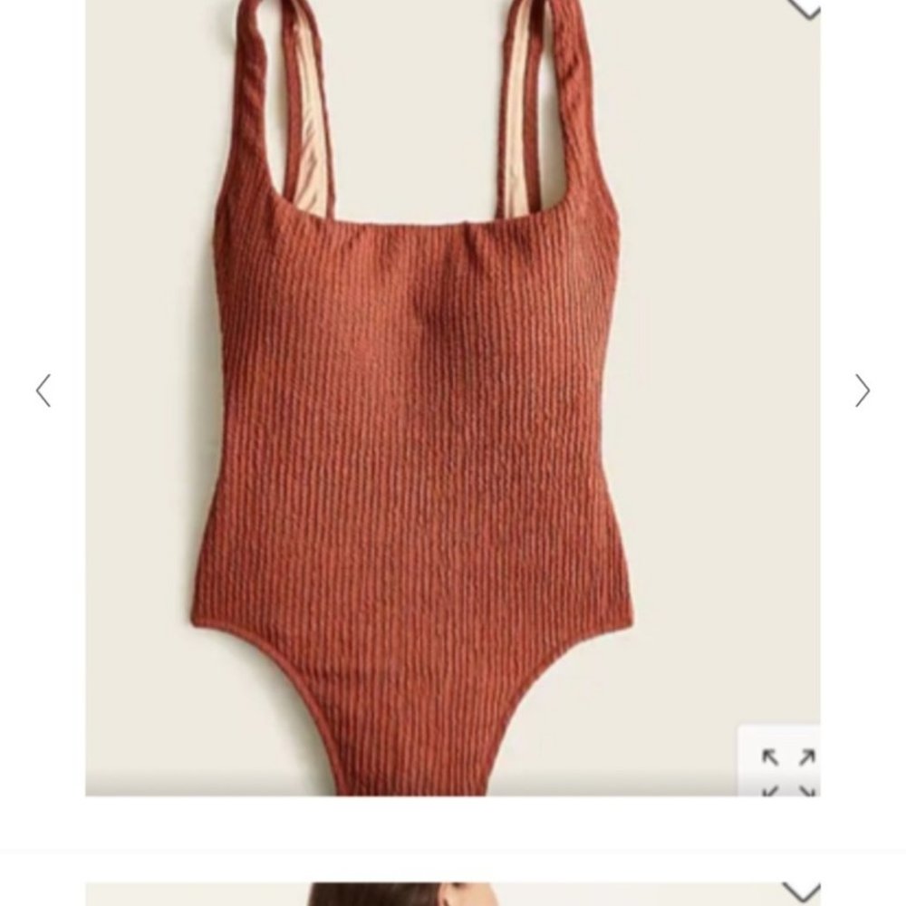 COPY - NWT J. Crew Textured Square Neck One Piece